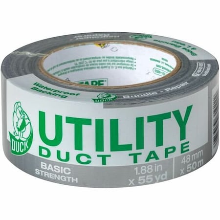 Duck Brand Tape, Duct, Utility-Grade, 1.88inx55 DUC242946